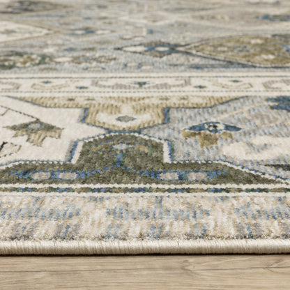 Oriental Weavers Hastings  Ivory Blue Traditional