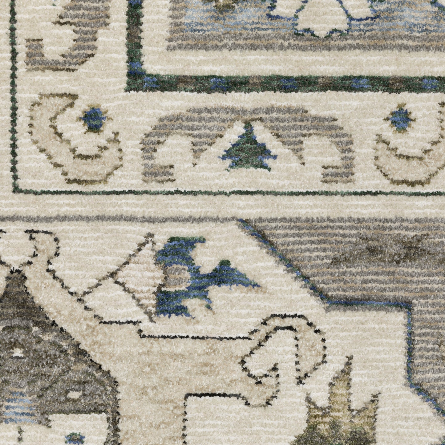 Oriental Weavers Hastings  Ivory Blue Traditional
