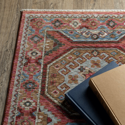 Oriental Weavers Hastings  Pink Red Global