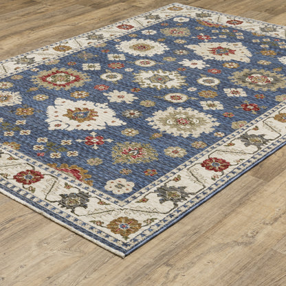 Oriental Weavers Hastings  Blue Ivory Traditional