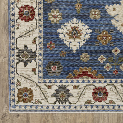 Oriental Weavers Hastings  Blue Ivory Traditional