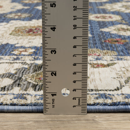 Oriental Weavers Hastings  Blue Ivory Traditional