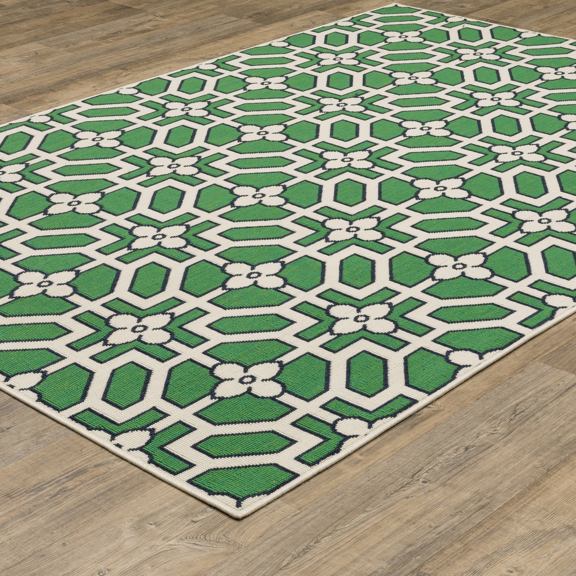 Oriental Weavers Havana  Ivory Green Casual