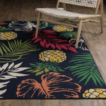 Oriental Weavers Havana  Navy Multi Tropical