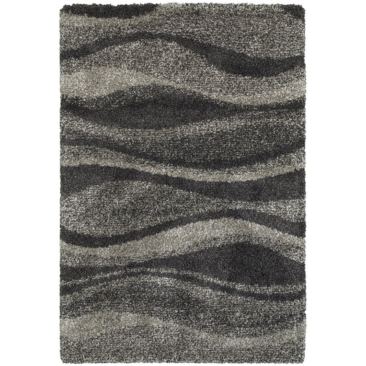 Oriental Weavers Henderson  Grey Charcoal Shag