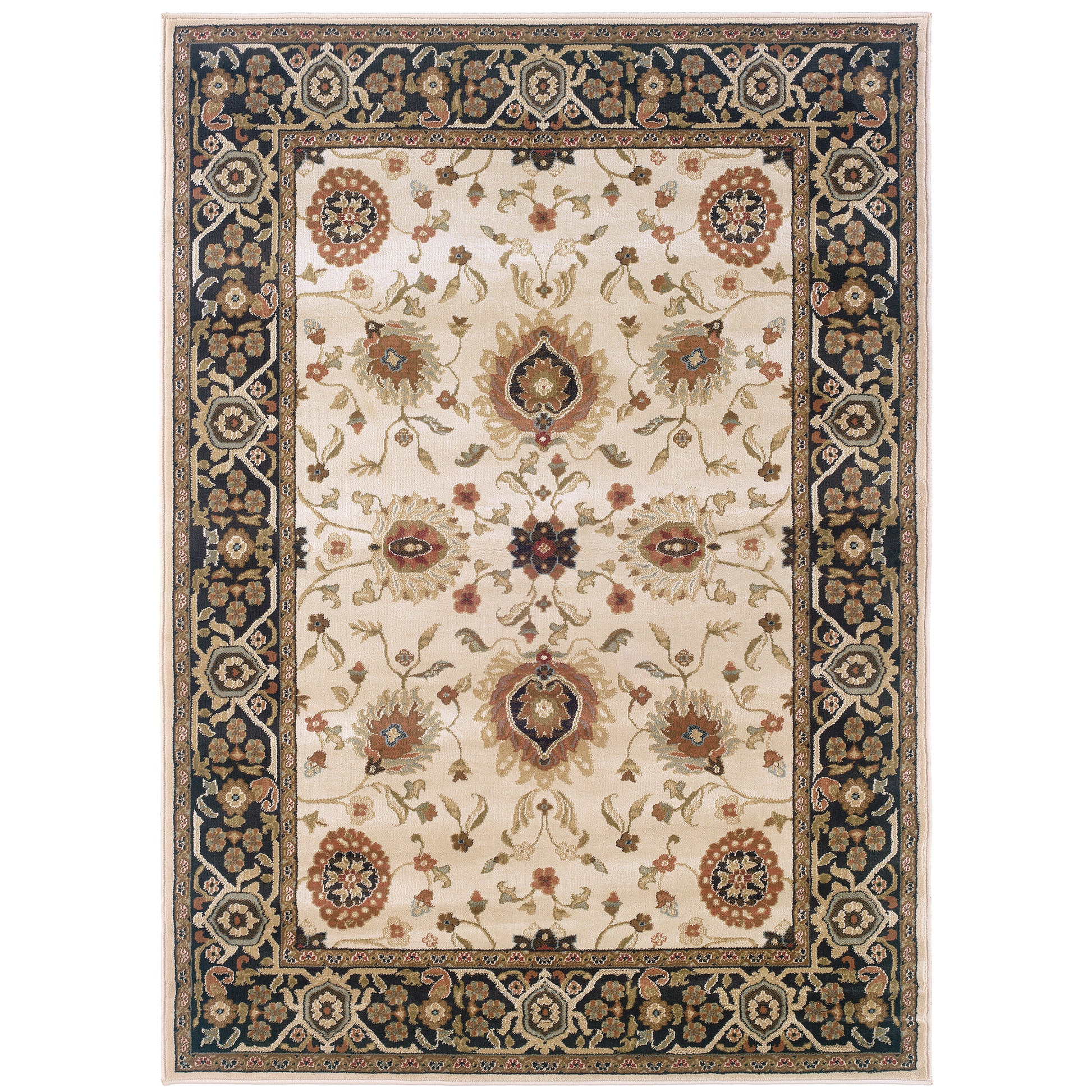 Oriental Weavers Hudson  Beige Black Traditional