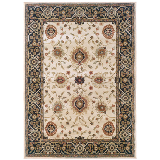 Oriental Weavers Hudson  Beige Black Traditional
