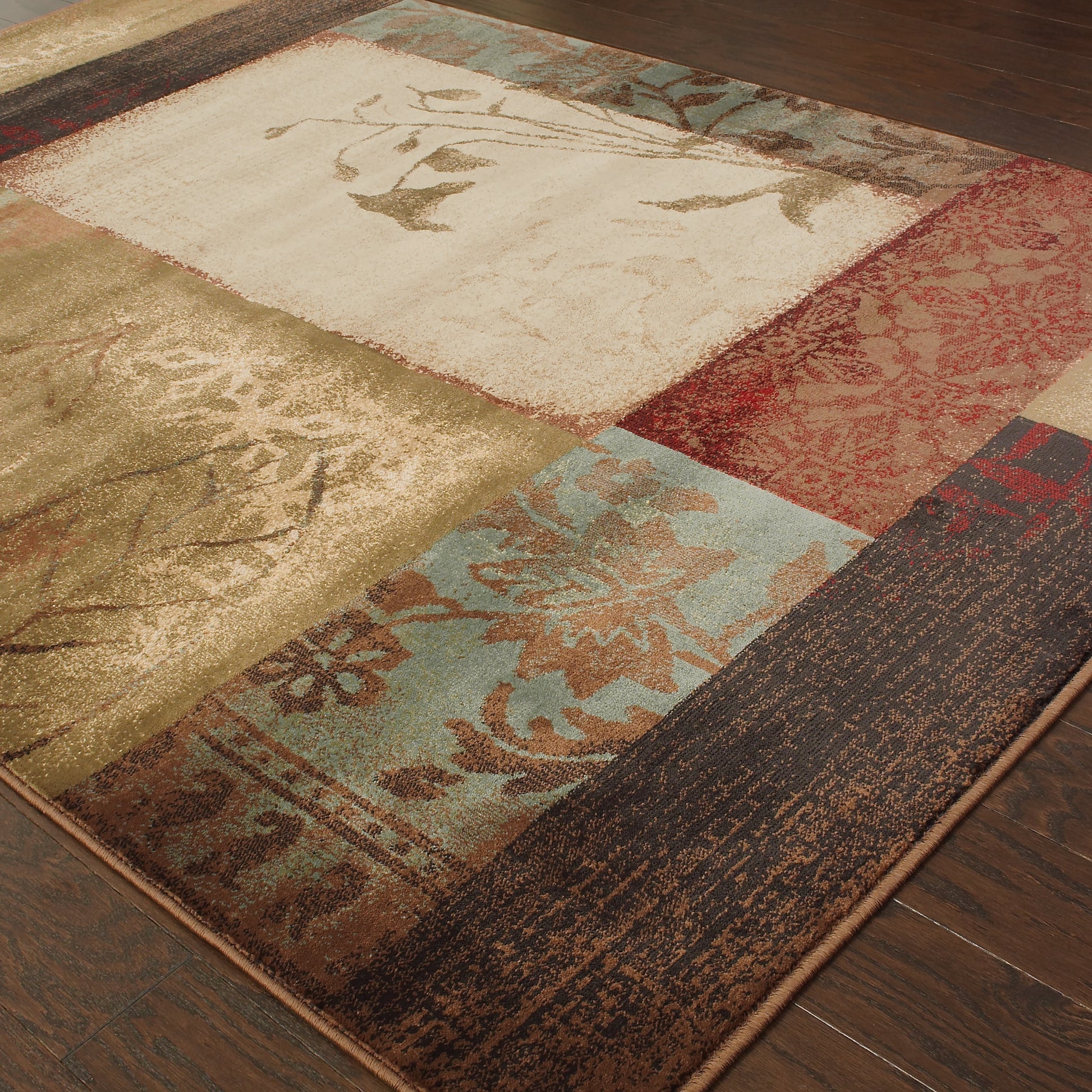 Oriental Weavers Hudson  Beige Green Transitional