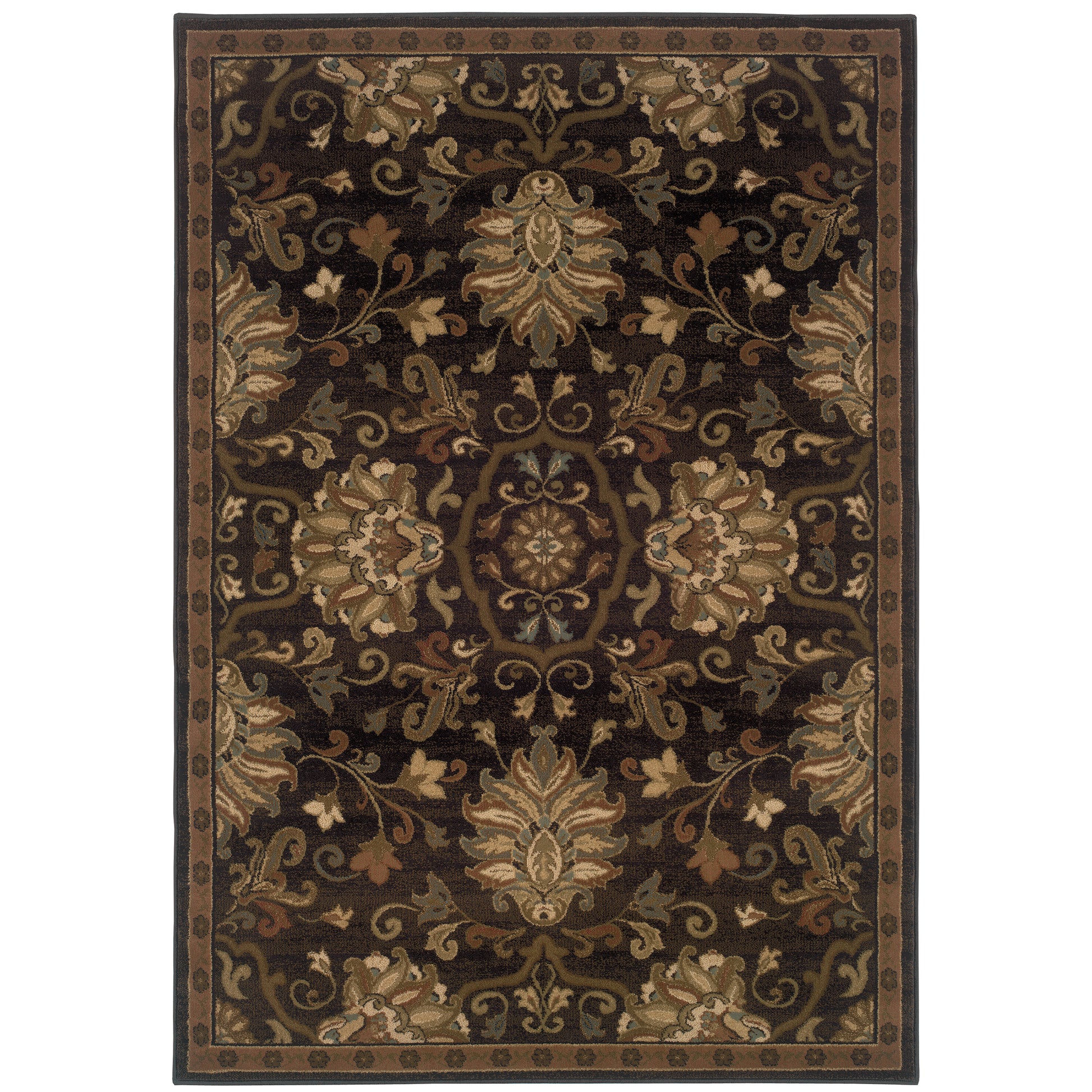 Oriental Weavers Hudson  Brown Beige Traditional