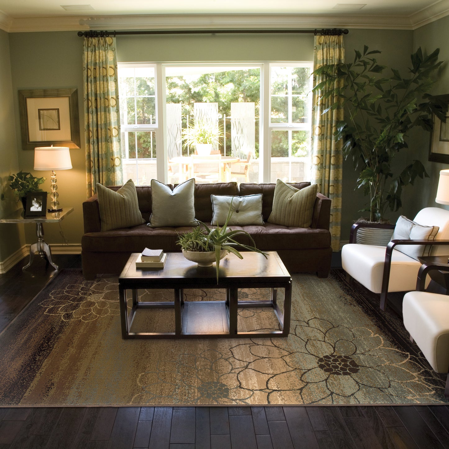 Oriental Weavers Hudson  Brown Beige Bohemian