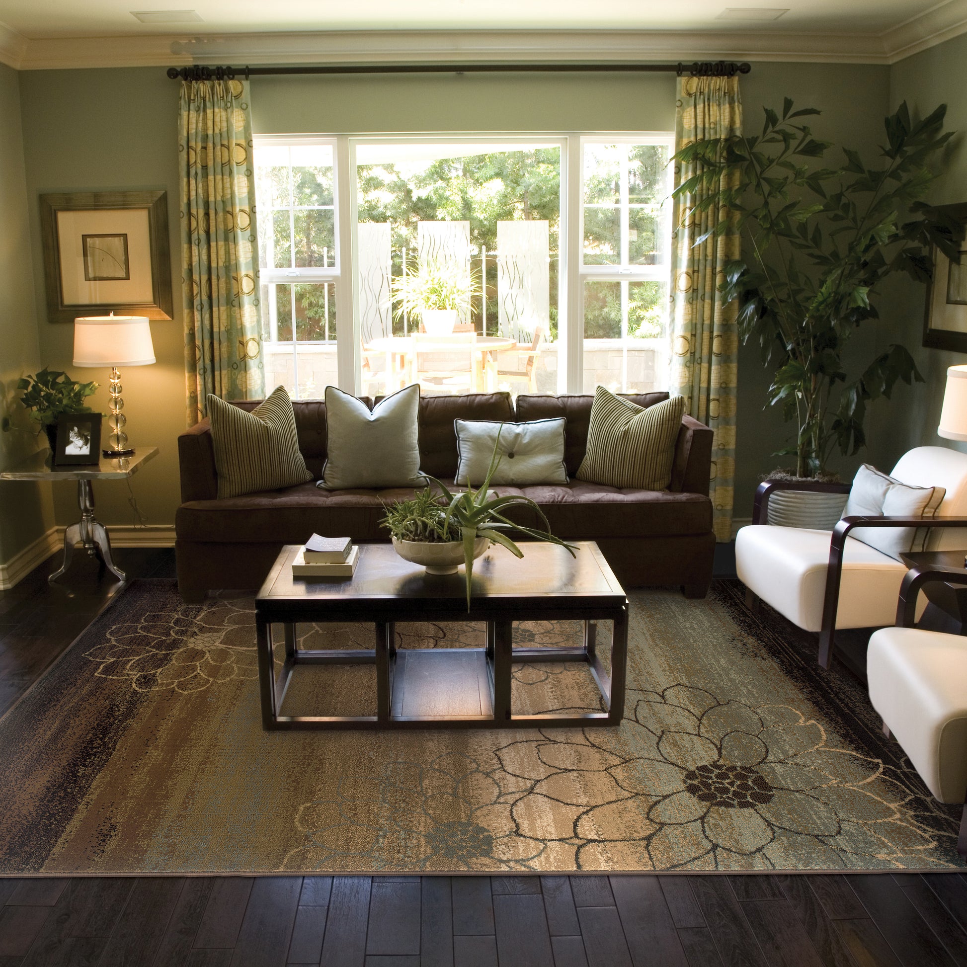 Oriental Weavers Hudson  Brown Beige Bohemian