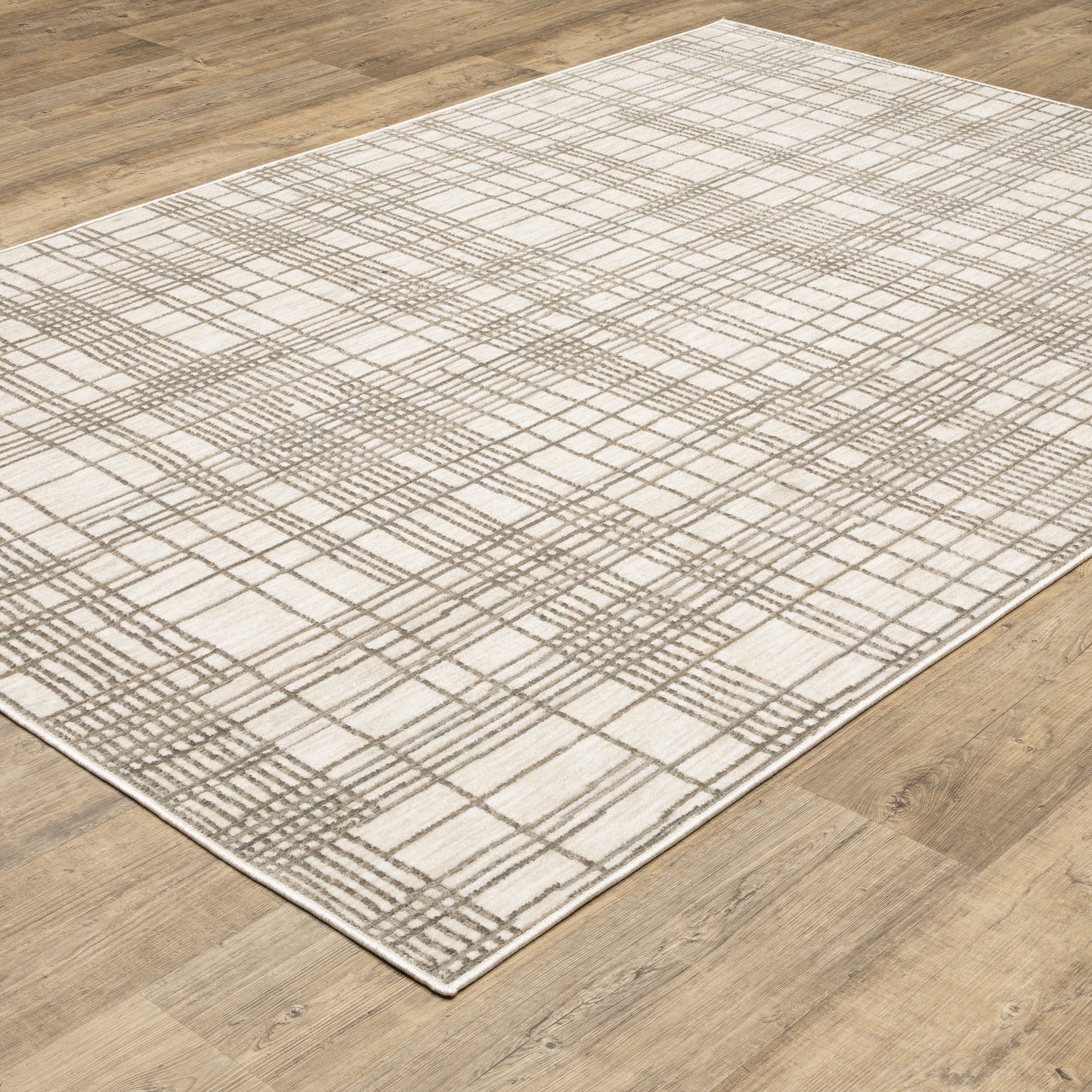 Oriental Weavers Hunter  Ivory Brown Modern