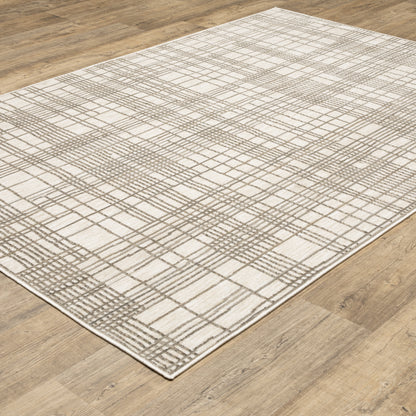 Oriental Weavers Hunter  Ivory Brown Modern