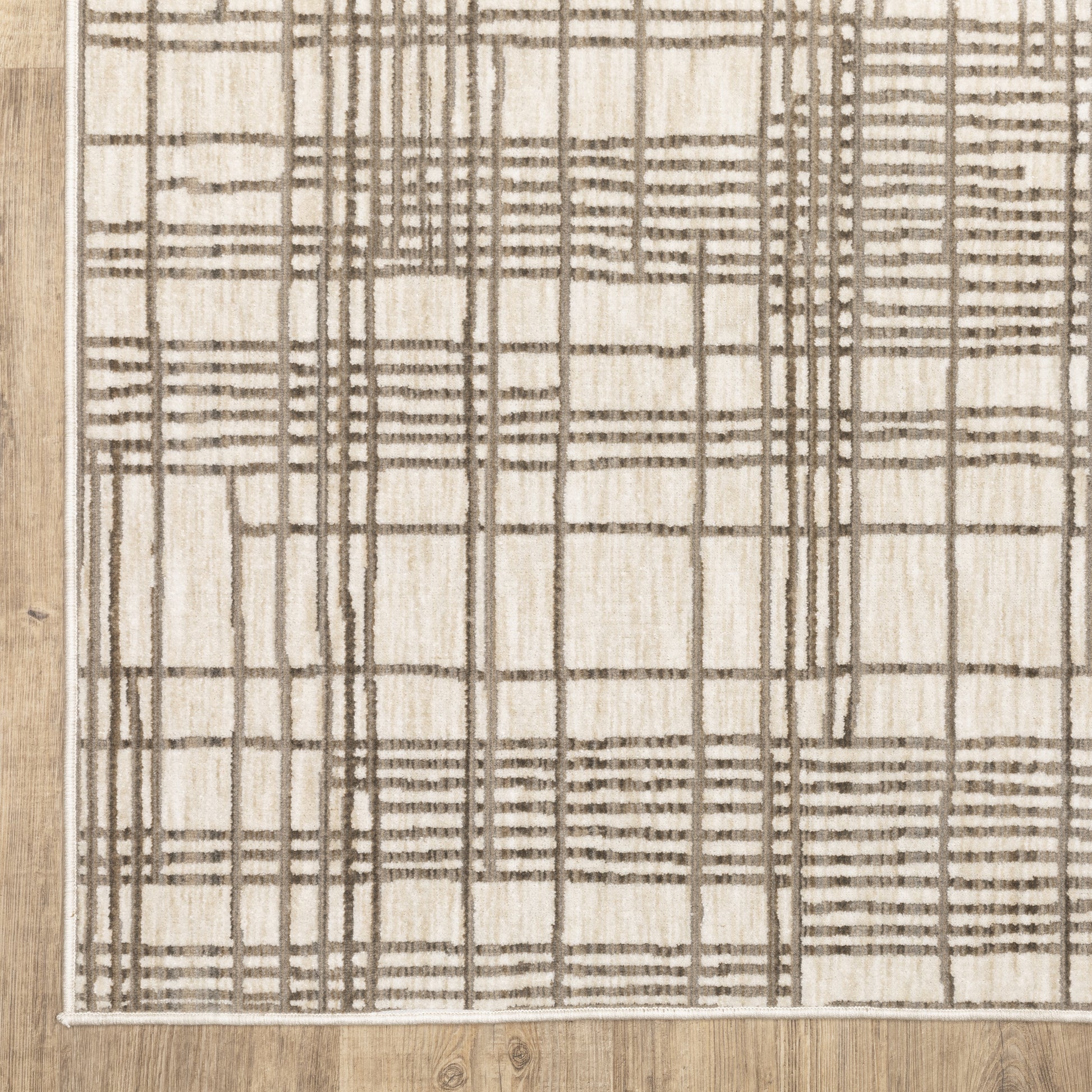 Oriental Weavers Hunter  Ivory Brown Modern