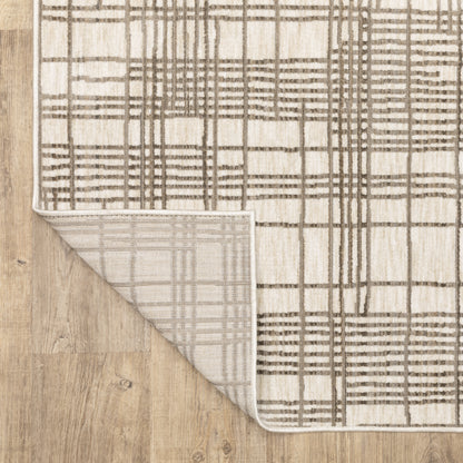 Oriental Weavers Hunter  Ivory Brown Modern