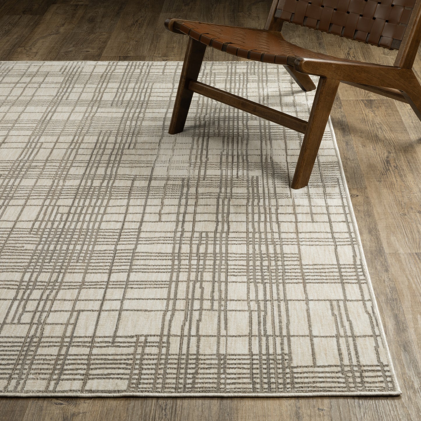 Oriental Weavers Hunter  Ivory Brown Modern