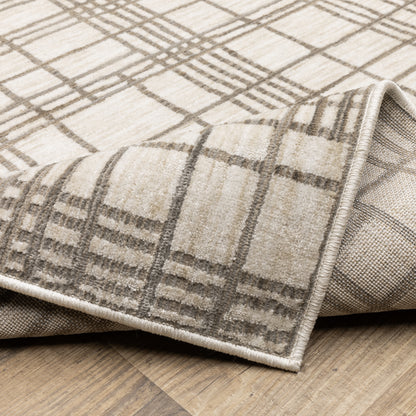 Oriental Weavers Hunter  Ivory Brown Modern