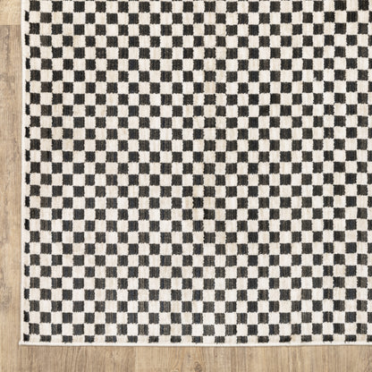 Oriental Weavers Hunter  Black Ivory Modern