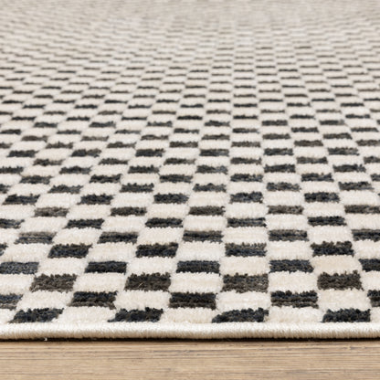 Oriental Weavers Hunter  Black Ivory Modern