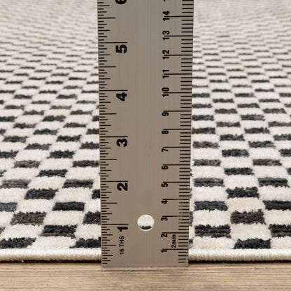 Oriental Weavers Hunter  Black Ivory Modern