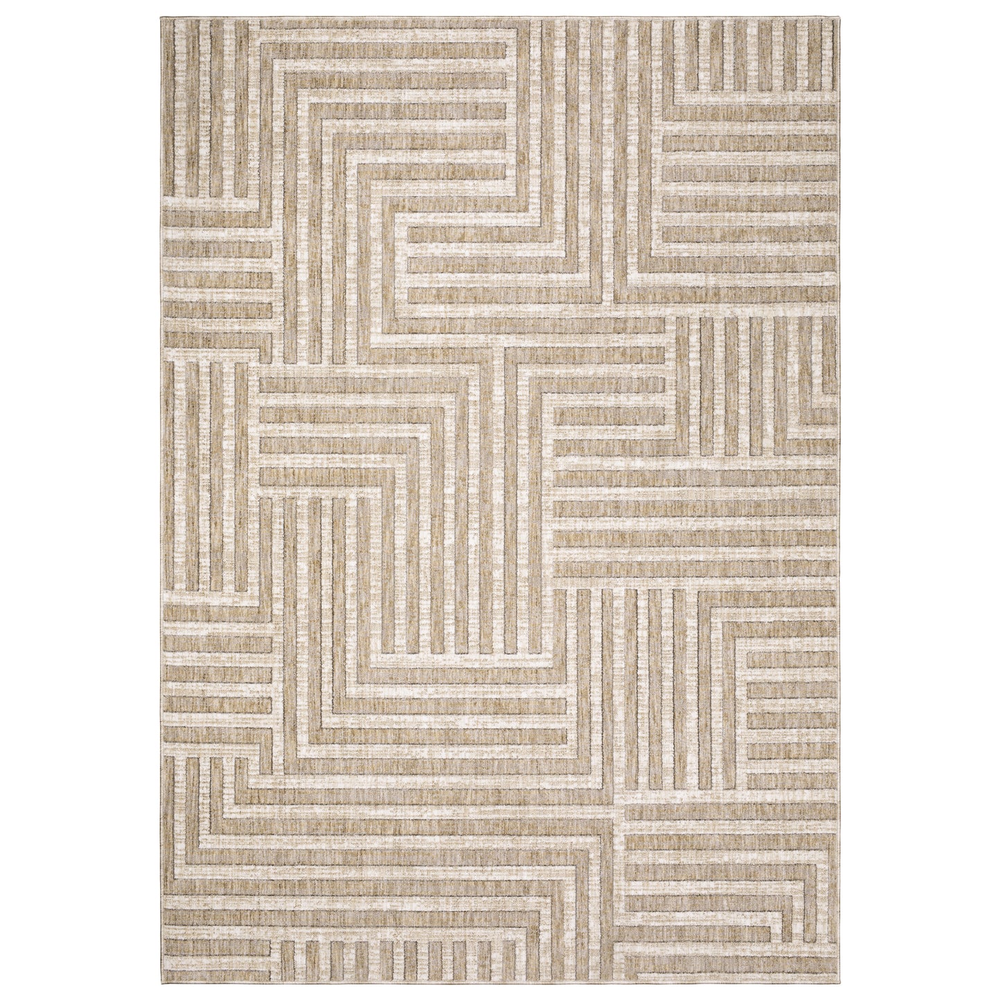Oriental Weavers Hunter  Beige Ivory Modern