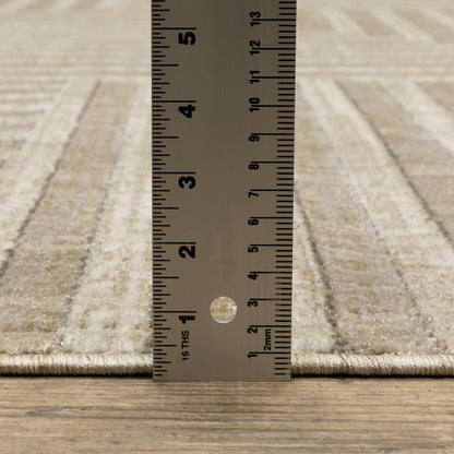 Oriental Weavers Hunter  Beige Ivory Modern