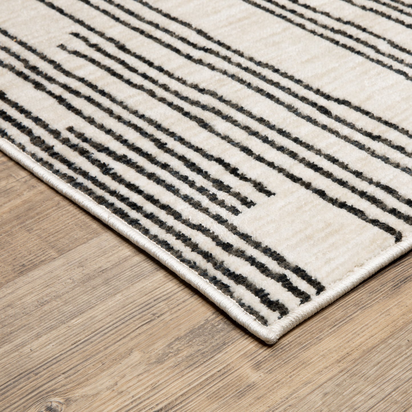 Oriental Weavers Hunter  Black Beige Modern