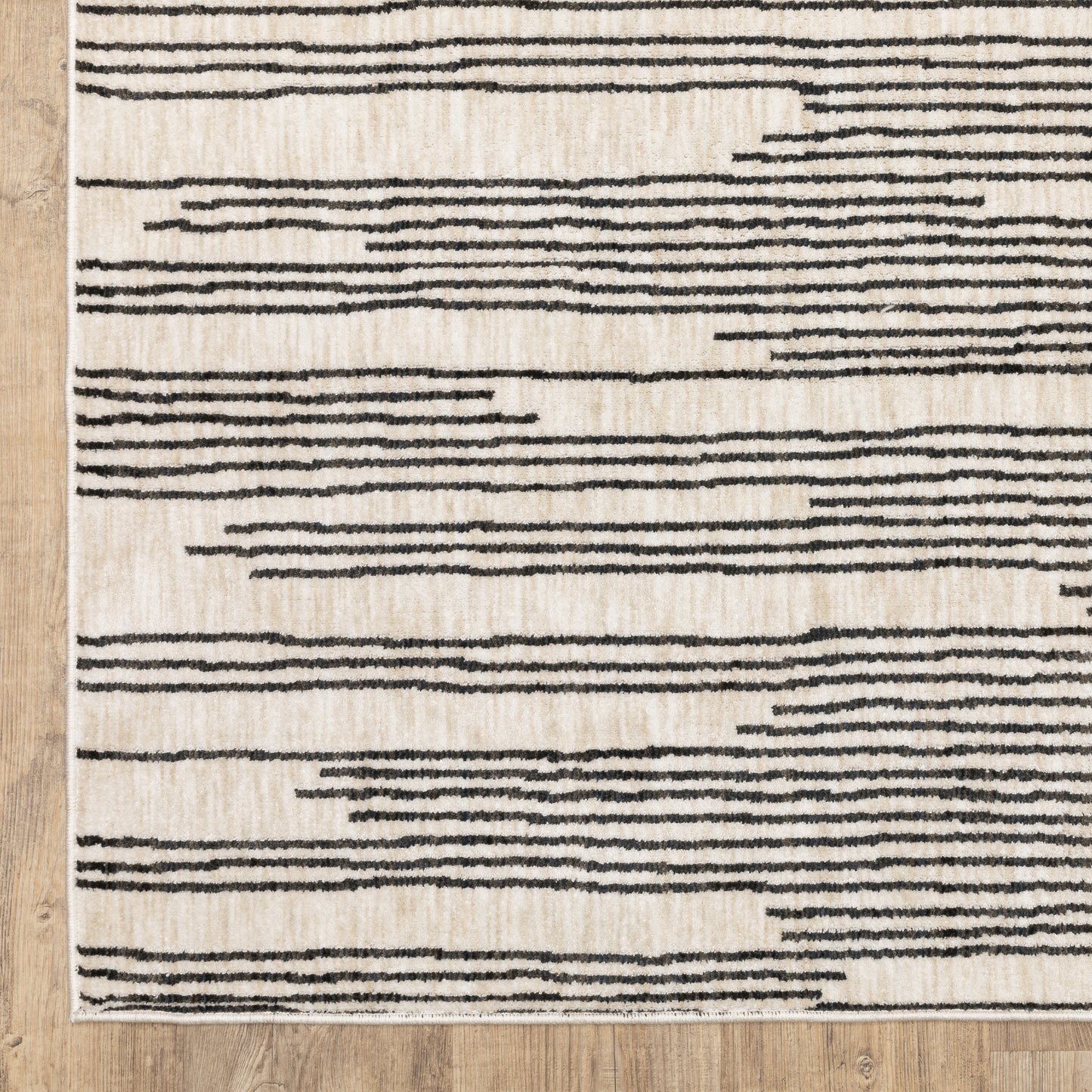 Oriental Weavers Hunter  Black Beige Modern