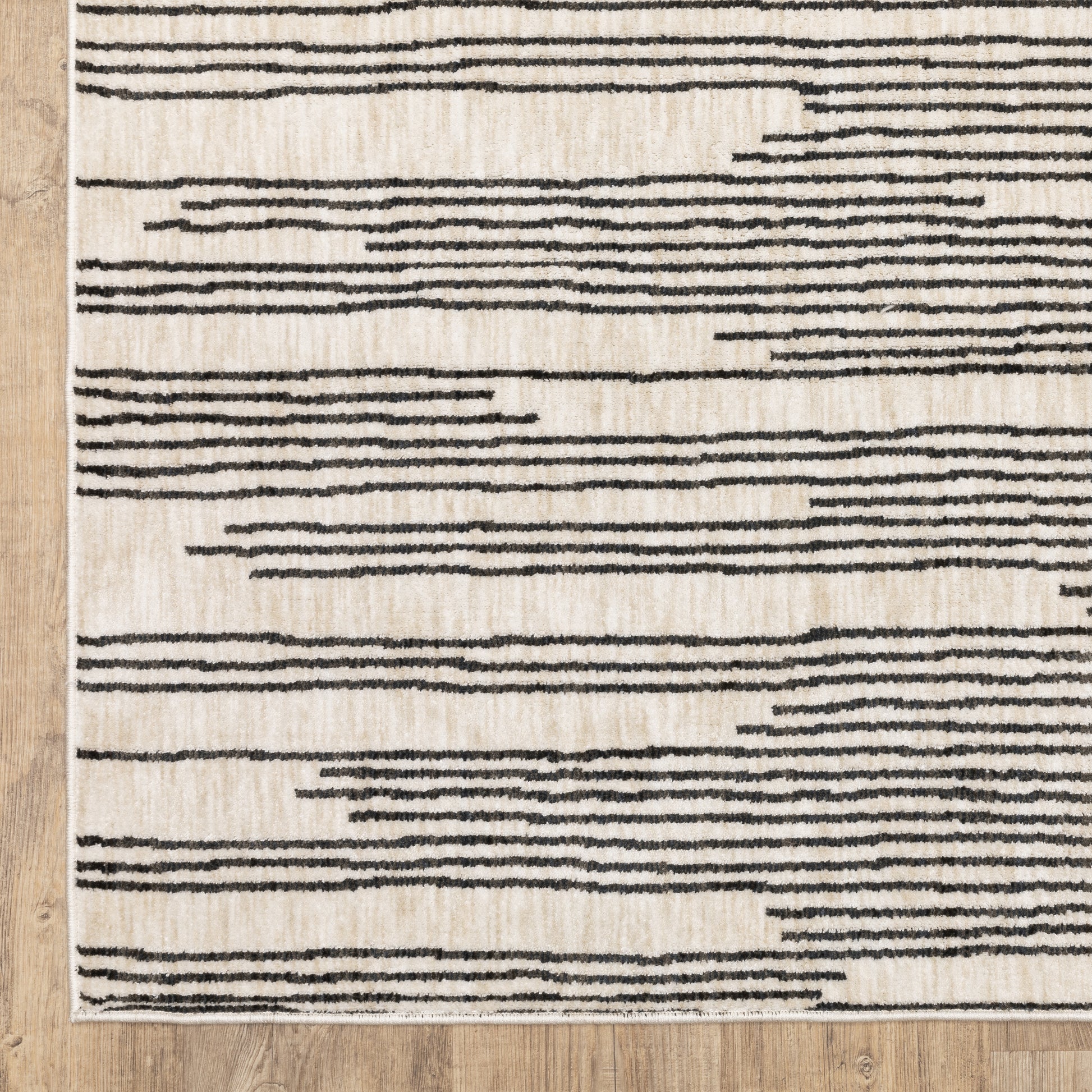 Oriental Weavers Hunter  Black Beige Modern