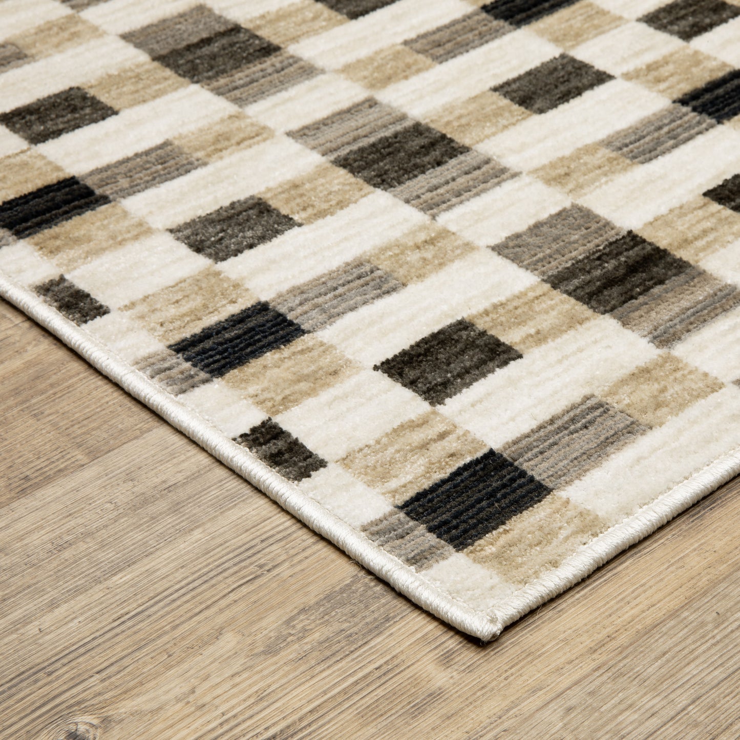 Oriental Weavers Hunter  Black Gold Modern