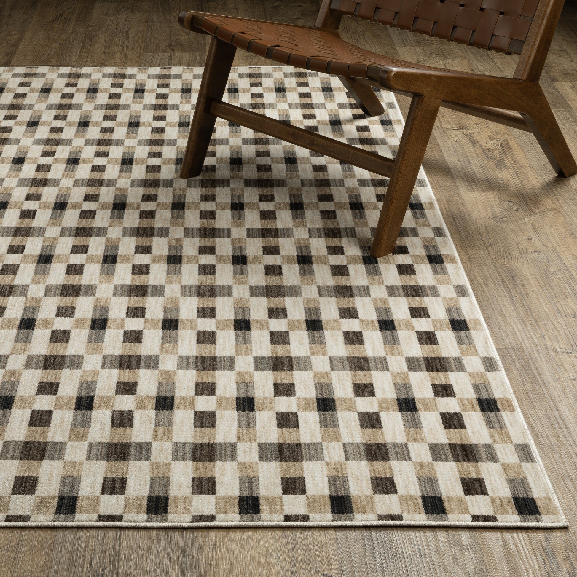 Oriental Weavers Hunter  Black Gold Modern
