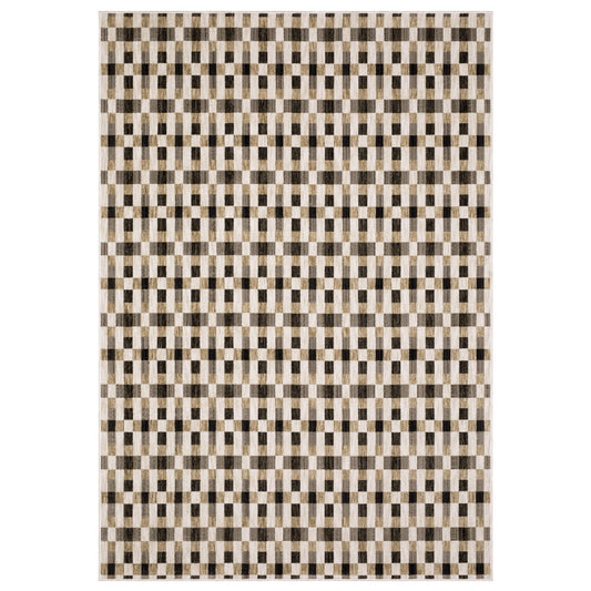 Oriental Weavers Hunter  Black Gold Modern