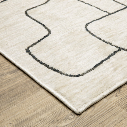 Oriental Weavers Hunter  Beige Black Modern