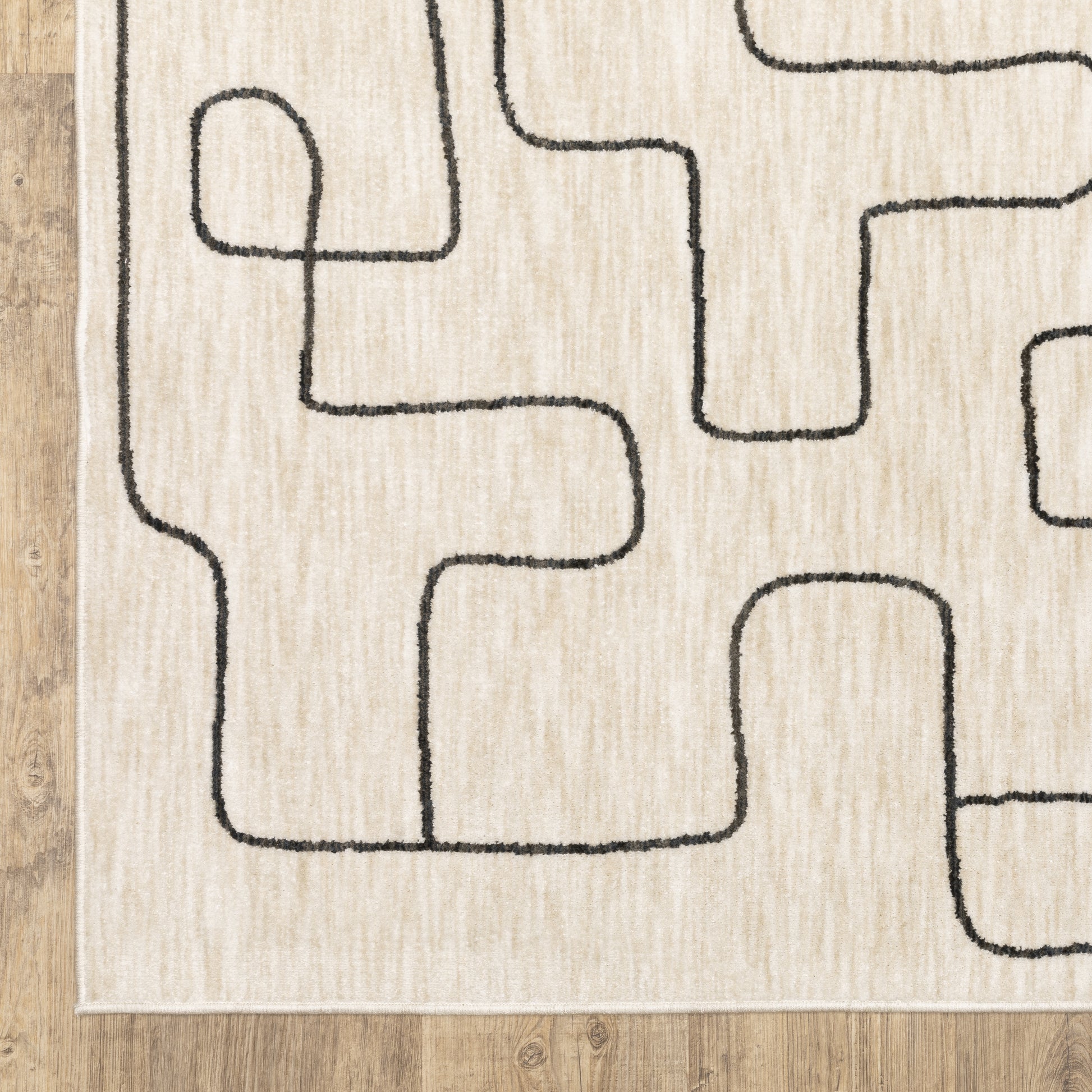 Oriental Weavers Hunter  Beige Black Modern