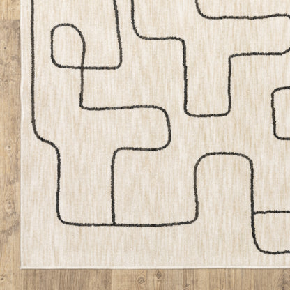 Oriental Weavers Hunter  Beige Black Modern