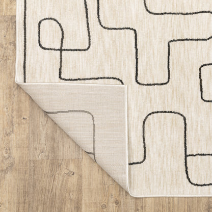 Oriental Weavers Hunter  Beige Black Modern