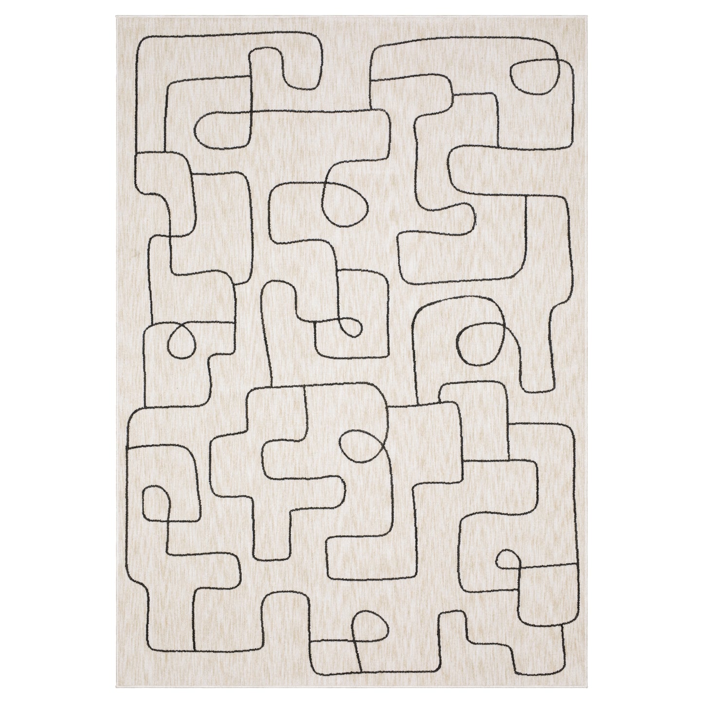 Oriental Weavers Hunter  Beige Black Modern