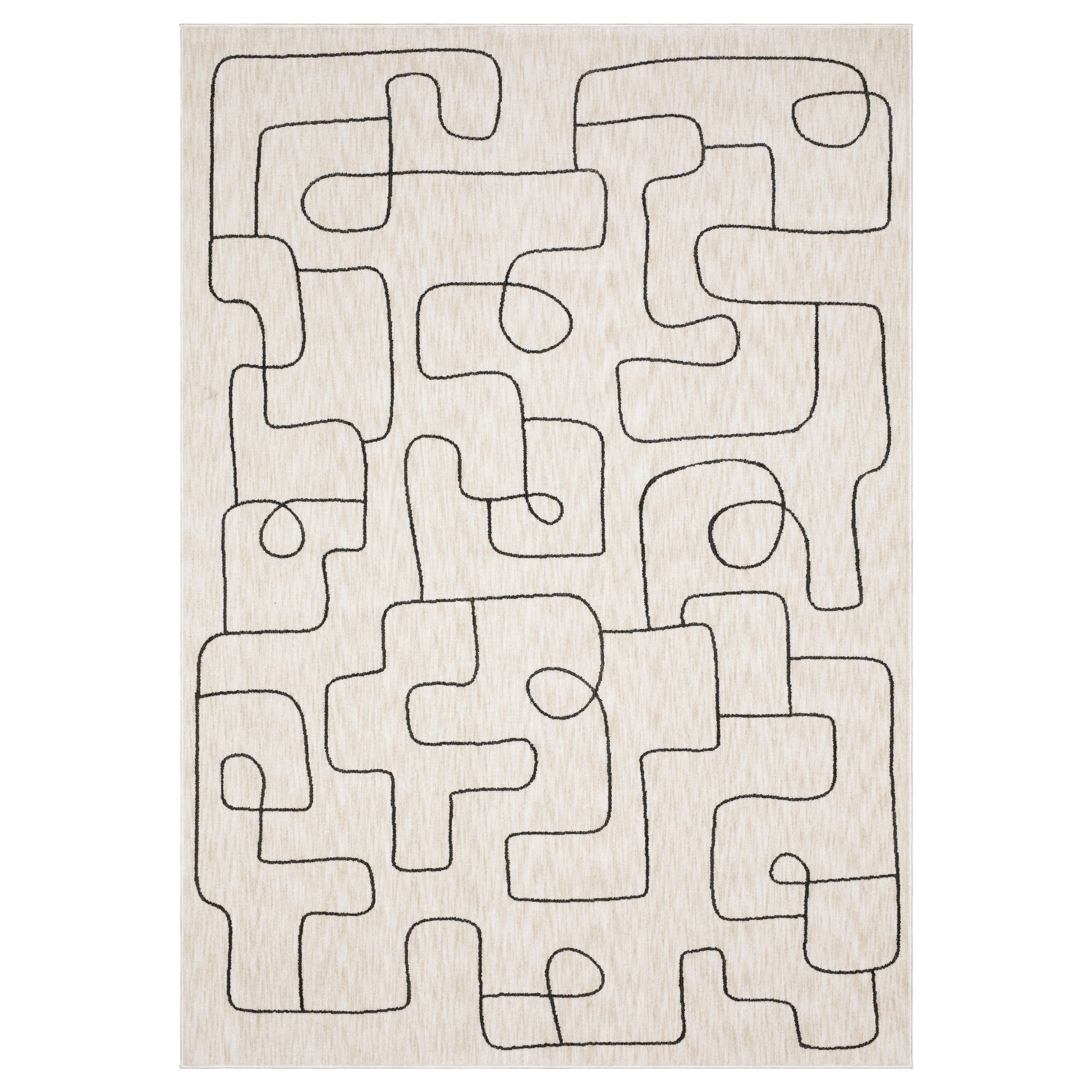 Oriental Weavers Hunter  Beige Black Modern