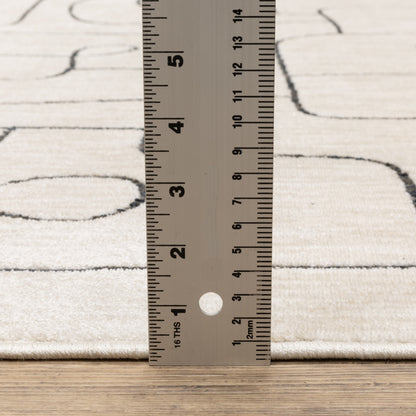 Oriental Weavers Hunter  Beige Black Modern