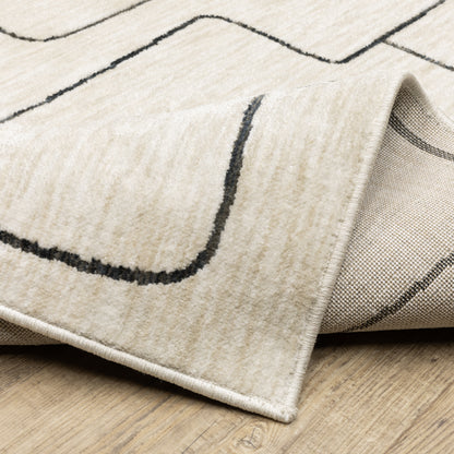 Oriental Weavers Hunter  Beige Black Modern