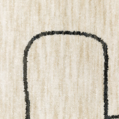 Oriental Weavers Hunter  Beige Black Modern