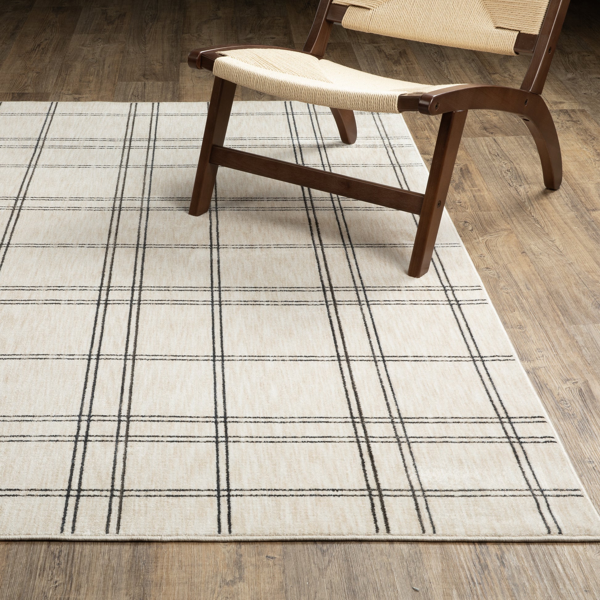 Oriental Weavers Hunter  Beige Black Casual