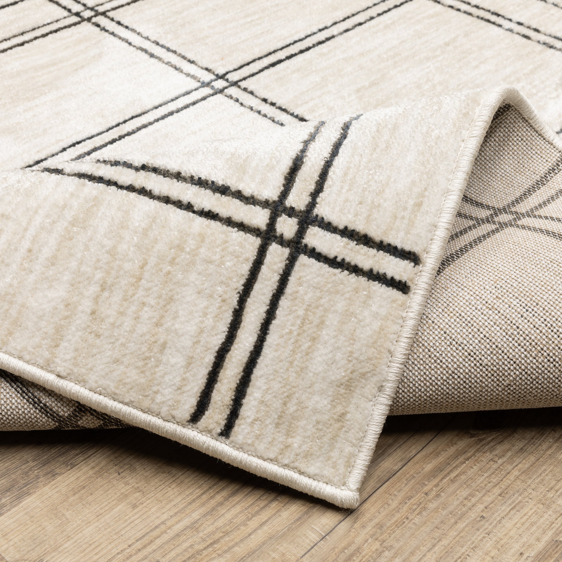 Oriental Weavers Hunter  Beige Black Casual