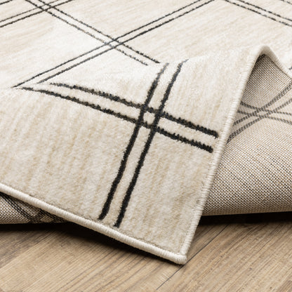 Oriental Weavers Hunter  Beige Black Casual