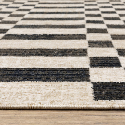 Oriental Weavers Hunter  Beige Black Modern