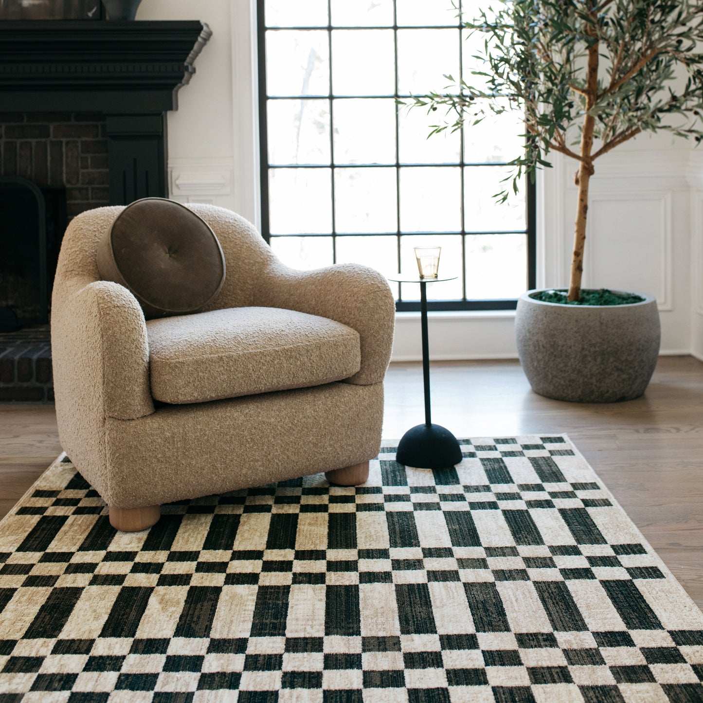 Oriental Weavers Hunter  Beige Black Modern