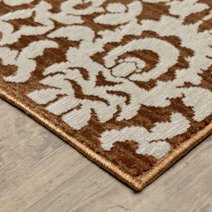 Oriental Weavers Intrigue  Orange Beige Traditional
