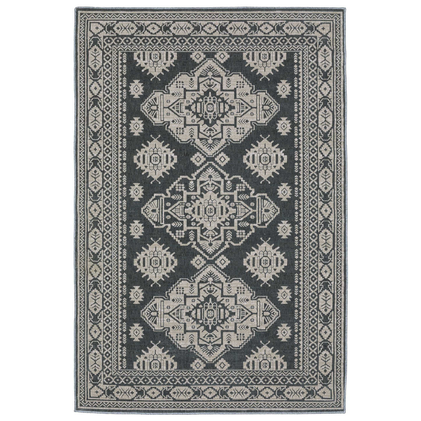 Oriental Weavers Intrigue  Blue Grey Traditional
