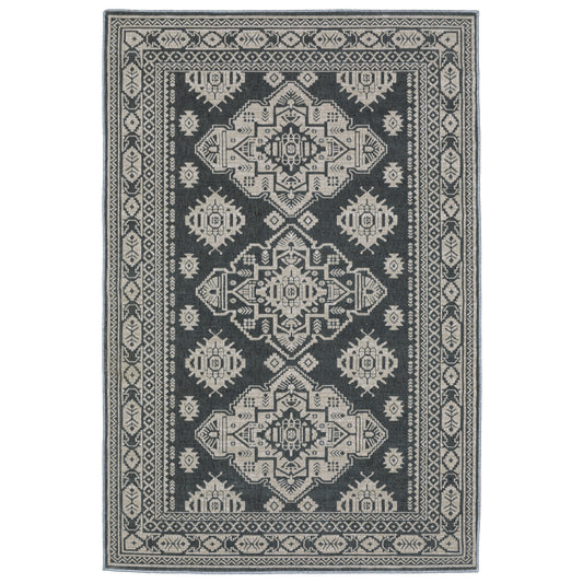 Oriental Weavers Intrigue  Blue Grey Traditional