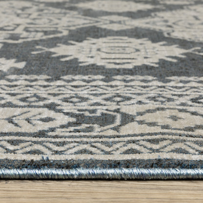 Oriental Weavers Intrigue  Blue Grey Traditional